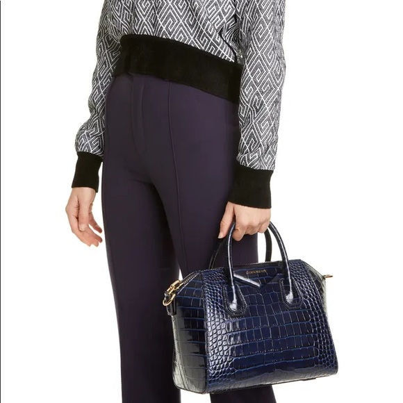 Givenchy Small Antigona Croc Embossed Purse - Picture 7 of 16